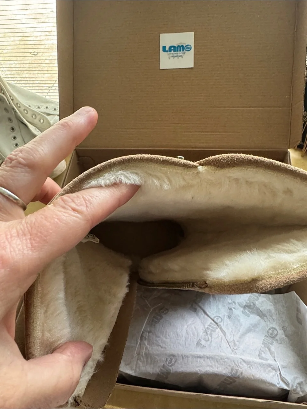 Lamo Juniper Chestnut Suede Mid-Calf Boots